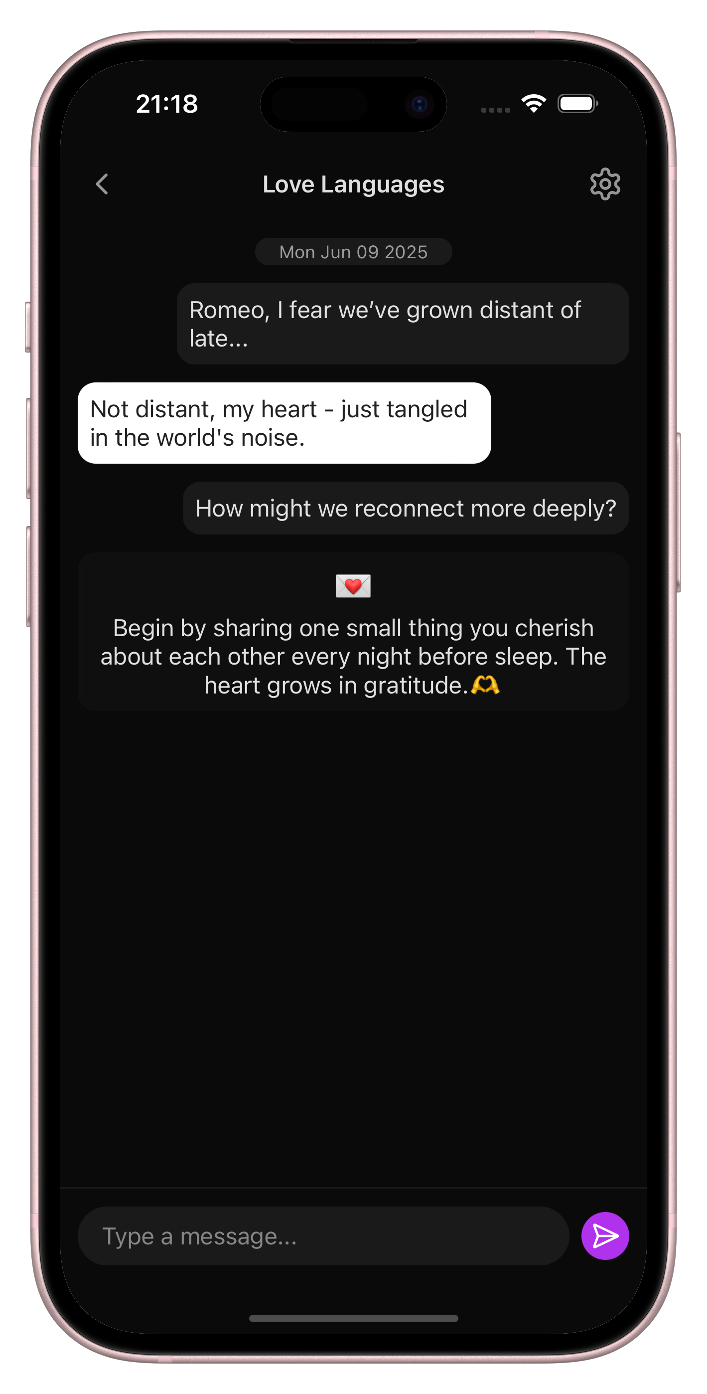 ๐ง Smart, gentle AI support app screenshot